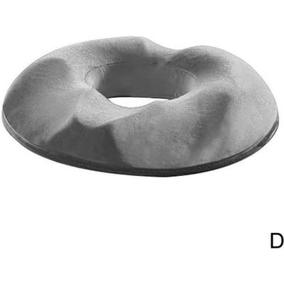 Coussin de siège hémorroïdes pour femmes 3U Coussin de siège de bureau creux respirant beauté femmes enceintes fesses confortables coussin de siège laveur de fesses gris