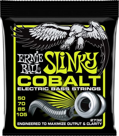 Ernie Ball Slinky Cobalt Bass - Basgitaarsnaren - Regular Slinky - 50-105 - Basgitaar