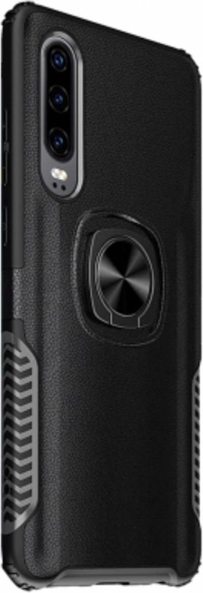 Backcover geschikt voor Hauwei P30 - Zwart - Shockproof Armor