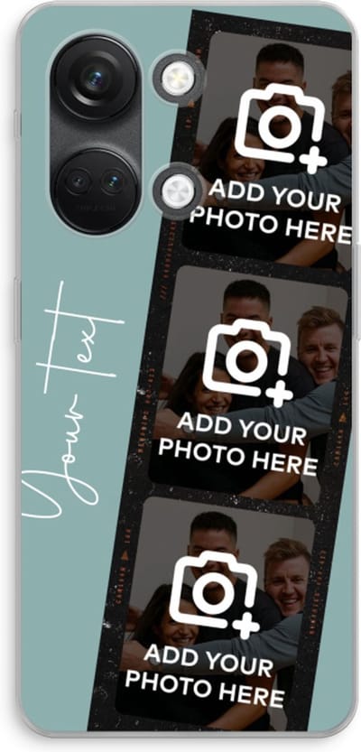 Gepersonaliseerd - Case Company® - Hoesje geschikt voor OnePlus Nord 3 hoesje - Filmrol N°1 - Soft Cover Telefoonhoesje - Bescherming aan alle Kanten en Schermrand