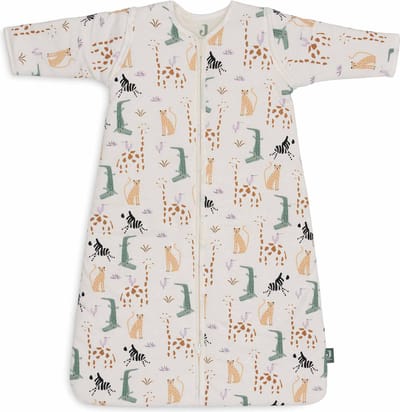 Jollein Baby Slaapzak Winter Met Afritsbare Mouw 90cm - Jungle Jambo - Winterslaapzak