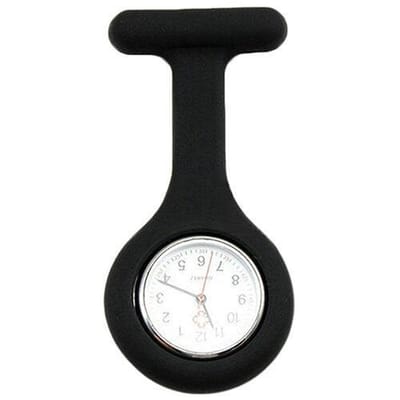Verpleegster Horloge - Zusterhorloge - Siliconen - Zwart