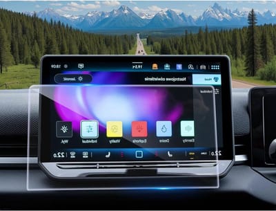 Facelift Navigatie Screen Protector voor VW T-Roc - 12.9 Inch, Krasbestendig, 9H Tempered Glass, Auto Accessoires en Beschermfolie