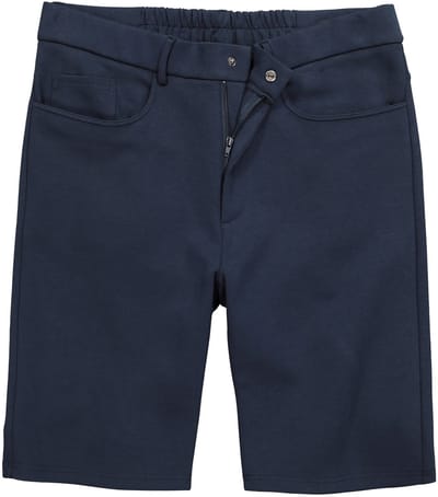 JP 1880 - Heren - jersey bermuda 5-pocket FLEXNAMIC® business tot 8XL - Navy blauw - Maat 3XL