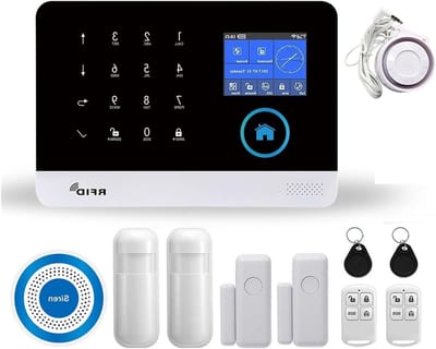 Smart Home Alarmsysteem - Inbreker Alarm GSM Alarm - Huis Beveiligen - Wifi GSM Dual Netwerk - 10 mm - Wit