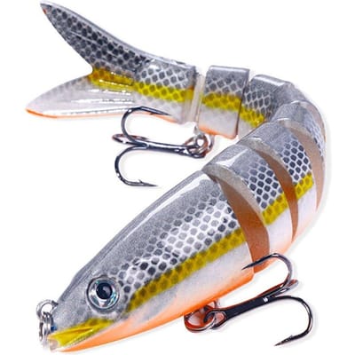 Snoek Wobblers voor Vissen Kunstaas Hard Meerdere Gewrichten Swimbait Crankbait Levensecht Vis Aas Tackle