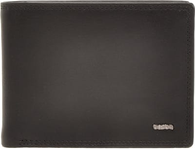 Berba | Soft | Herenportemonnee | 13 pasjes | RFID | Zwart | Leer