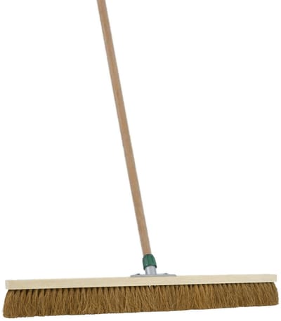Betra Magazijnbezem - extra breed 100 cm - Binnenbezem - FSC hout - zachte kokos haren - steel 140 cm