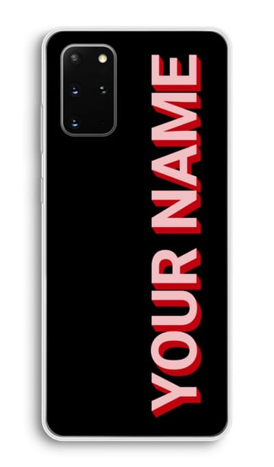 Gepersonaliseerd - Case Company® - Hoesje geschikt voor Samsung Galaxy S20 Plus hoesje - Namecase - Soft Cover Telefoonhoesje - Bescherming aan alle Kanten en Schermrand