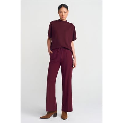 Brede Pijpen Crêpe Broek