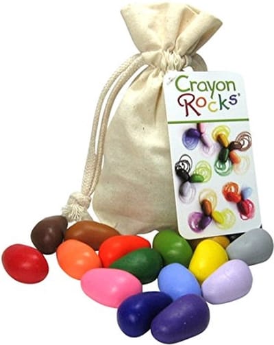 Crayon rocks - waskrijtjes - niet giftig - pengreep stimuleren - 16 stuks