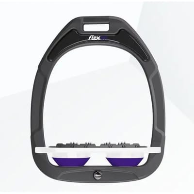 Ultra Grip Platte Beugels Antraciet/Wit/Paarse Flex-On Green Composite