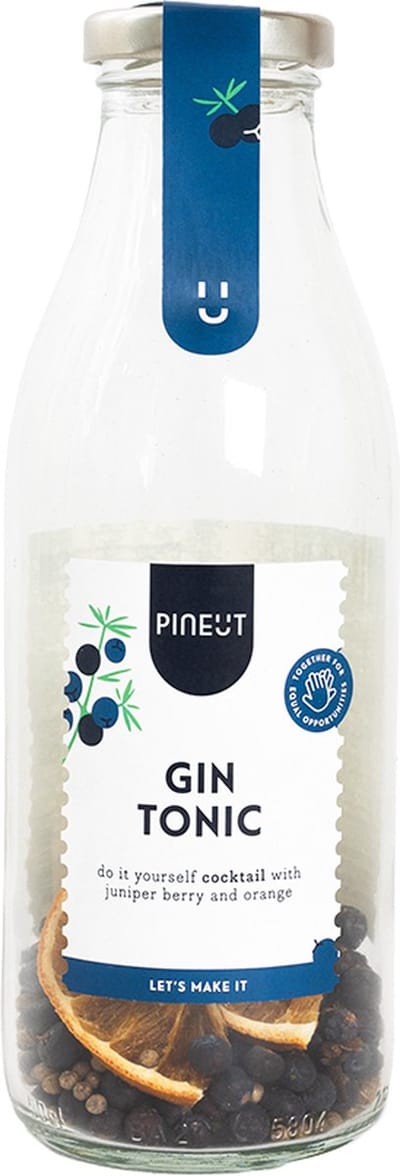 Pineut Gin Tonic Mix – Dutch Dry Cocktailkruiden Set – Zelf Gin Maken – Cadeau voor Mannen & Vrouwen – DIY Cocktail Geschenkset - Vaderdag