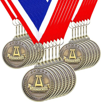 Gouden Award Medailles - Winnaar Trofee - Evenementen Prijzen - Robuuste Metalen Kwaliteit - 30 stuks - Goud