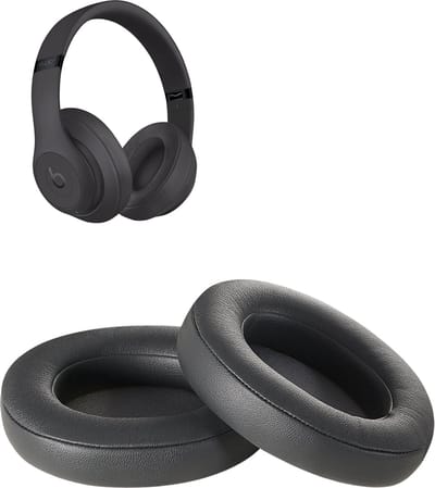 Oorkussens geschikt voor Beats By Dr. Dre Studio 2.0/3.0 wireless - Koptelefoon oorkussens voor Beats Studio antraciet