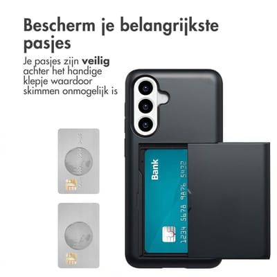 imoshion Hoesje met Pasjeshouder - Geschikt voor Samsung Galaxy A36 / A56 (5G) - Zwart