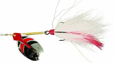Ondex Buck Spinner maat 5 – 7,0 gram met enkel blad Silver/Décoré