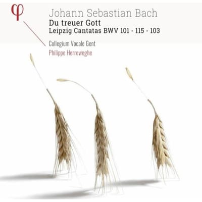 Collegium Vocale Gent, Philippe Herreweghe - J.S. Bach: Du Treuer Gott: Leipzig Canatas BWV 101 - 115 - 103 (CD)