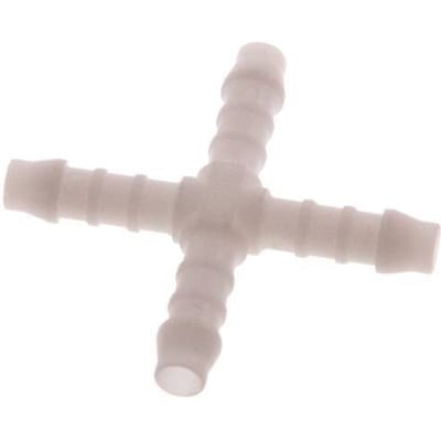 6 mm POM Kruis-Slangkoppeling [5 Stuks]