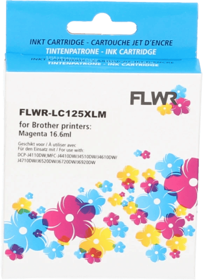 FLWR - Cartridges / Brother LC-125XLM / magenta / Geschikt voor Brother