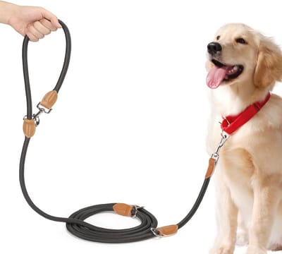 Hondenriem 3 M verstelbare riem - nylon - reflecterend - handsfree lopen - ShopVlot
