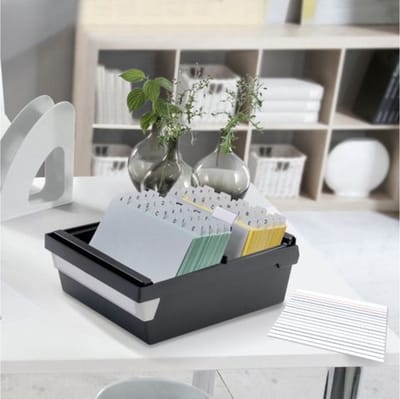 Systeemkaart Atlanta Office Supplies 100stuks 170x235mm Wit Gelinieerd A5001-90