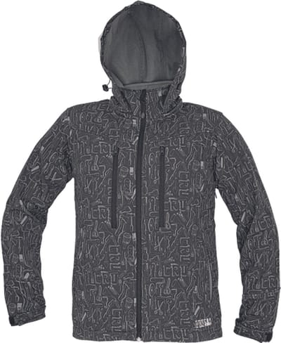 CRV LUTTON softshell jacket 03010397 - Grijs/Zwart - L