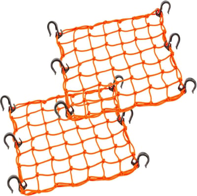 Sterk Vrachtnet 38x38 cm met Dikke Haken voor Motorfiets en Fietsbagage