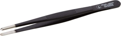Universeel Pincet - Precisie Gereedschap - Elektronica Reparatie - Antistatisch ESD Veilig - 145 mm Lengte - Zwart