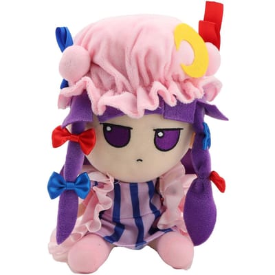 20cm Kawaii Patchouli Kennis Pluche Speelgoed Touhou Project Anime Zachte Knuffel Pop Cadeau voor Kinderen Verjaardag Kerstmis 20cm pink