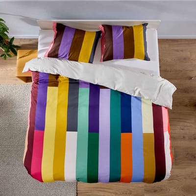 Auping Color Fever - Multi Dekbedovertrek - Eenpersoons 140 x 220 cm - Biologisch katoen - Multi