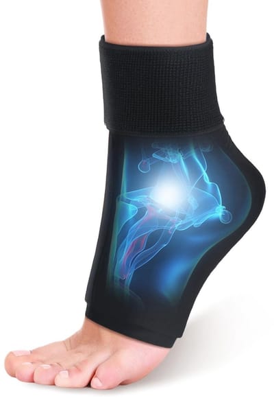 Enkel Ice Pack Wrap voor Warm/Koud Therapie - Voetpijn, Zwelling en Hielpijnverlichting