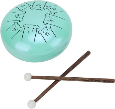 Stalen Tongedrum 5,5 inch 8 Noten Chakra Percussie Instrument