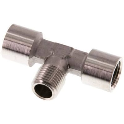 Koppeling G1/4" Binnendraad X R1/4" Buitendraad Roestvrij Staal 150bar