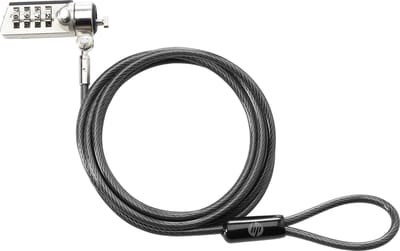 HP Combination Lock - Beveiligingskabelslot - 1.83 m - voor Mobile Thin Client mt22; ProBook 430 G7, 44X G7, 45X G7; ZBook Firefly 14 G7, 15 G7