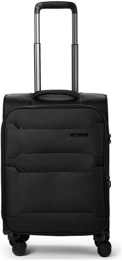 cocoono Mauritius 4 wielen Cabinewagen S 58 cm met uitbreidingsplooi - Zachte bagage - TSA slot - schwarz