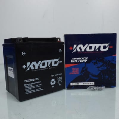 Batterie SLA Kyoto pour Moto BMW 1800 R 18 2020 à 2024 YIX30L-BS SLA / 12V 30Ah Neuf