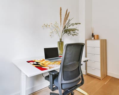 Coloray Bureau Onderlegger - Zonnige fruitcompositie Onderlegger Bureau - 100 cm x 50 cm - Veelkleurig Bureau Onderlegger - Bureau Onderlegger Groot - Bureau Onderlegger XXL - Computer Mat - Bureau Pad