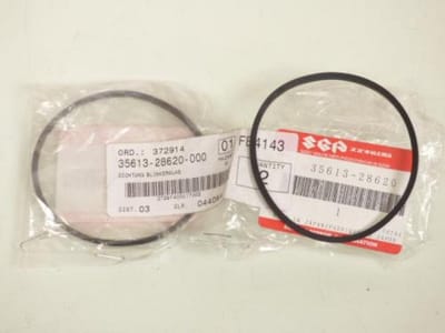 set van 2 richtingaanwijzerafdichtingen voor suzuki 125 gn 1991 - 1997 35613-28620 nieuw