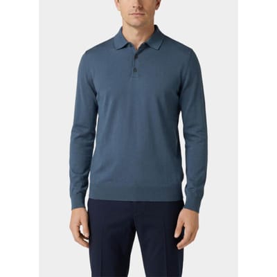 Hugo Boss Polo lange mouw gemello-p 10255177 01 50506025/468