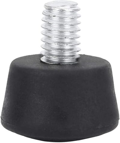 Universele rubberen tripod voet, antislip M8 rubberen voetbedekking voor fotografie accessoires, geschikt voor statief of monopod, 1/4 inch en 3/8 inch.