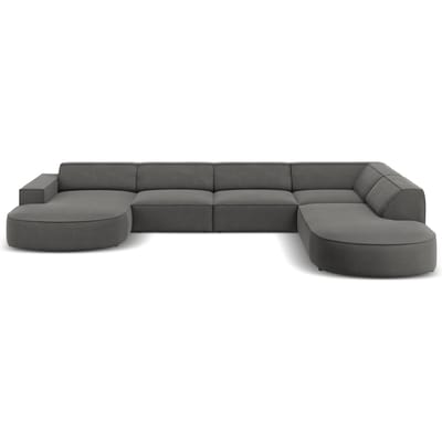U-bank Jodie velvet Chaise longue rechts | Micadoni Limited Edition