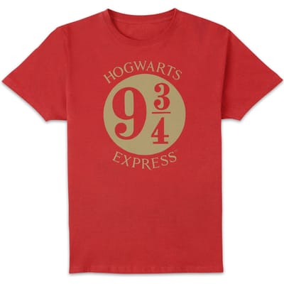 Harry Potter Platform Men's T-Shirt - Red - S