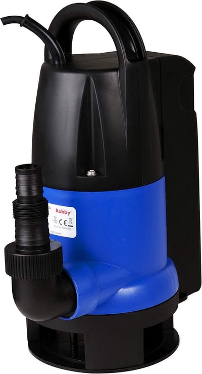 Automatische Dompelpomp - Vlotterpomp Onderwater - Kelder Leegpompen - Geïntegreerde Vlotter - 10000 L/U - Blauw en zwart