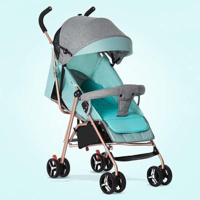 Kinderwagen - Buggy - Baby vervoeren - Anti-shock ontwerp - 46x63x94cm - Groen