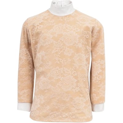 Wedstrijdpolo met lange mouwen voor meisjes Cavalliera Pure Lace