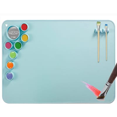 40x60cm Siliconen Schildersmat Voor Kinderen Anti-aanbak Knutselmat Inkt Mengen Aquarelleren Stempelen Knutselgereedschap Waterverfmat