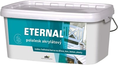ETERNAL Halfglans Acryl 2,8 kg, Wit (RAL 9003)