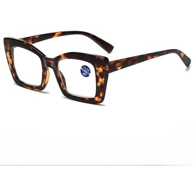 Lunettes de lecture photochromiques surdimensionnées de luxe pour femmes Anti lumière bleue Lunettes de soleil à changement de couleur Tendance de la mode 3.5
