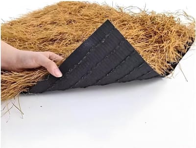 Rieten dakrol - Kunststro dak - Decoratie aanleggen - Waterbestendig materiaal - 10 meter lengte - Geel